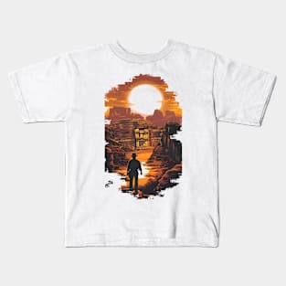 Uncovering Secrets - Sunset - Indy Kids T-Shirt